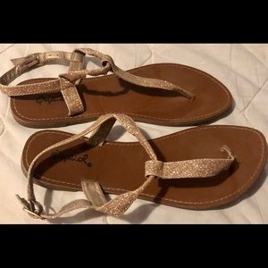 Gold Sandals